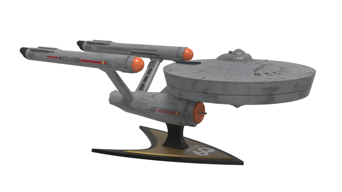 Star Trek Enterprise 60th Anniversary collectible popcorn bucket