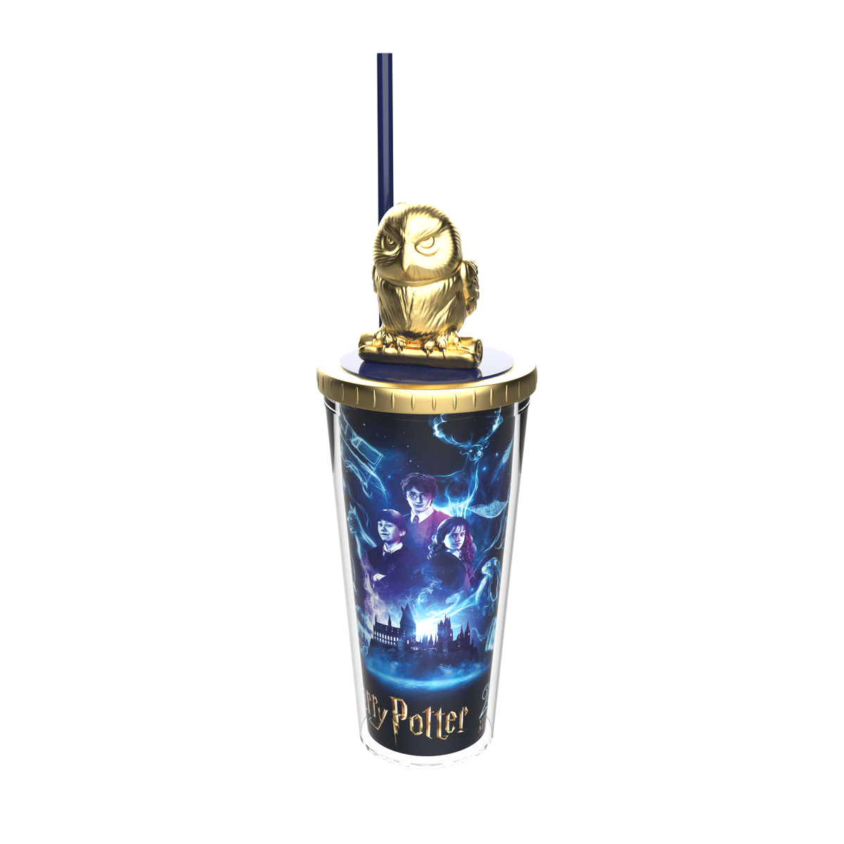 Harry Potter 25th Anniversary: Molded Lid Tumbler (HEDWIG)
