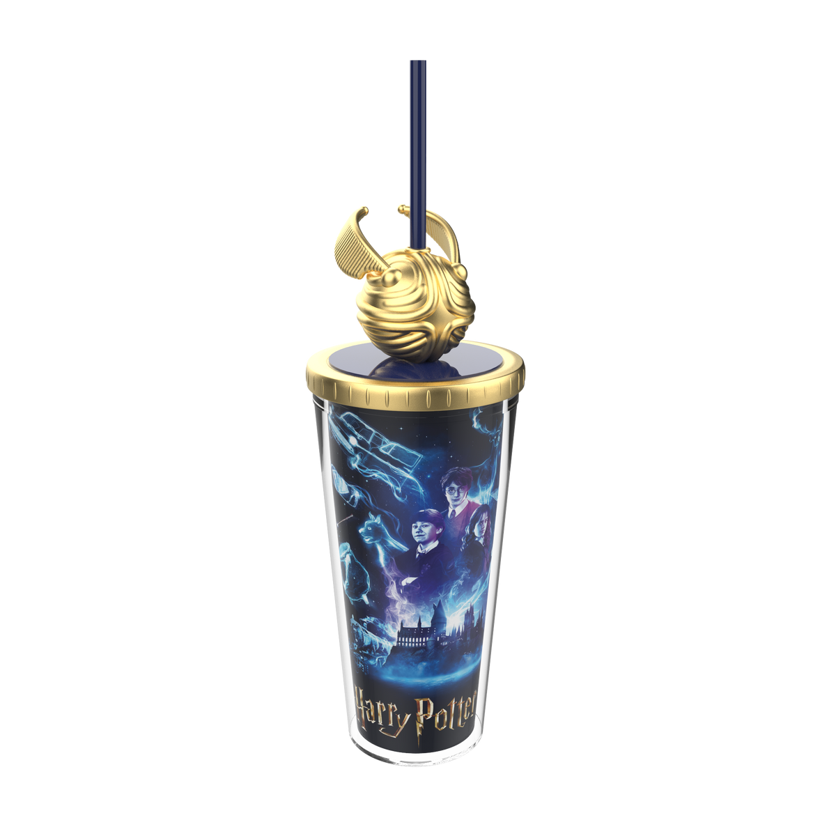 Harry Potter 25th Anniversary: Molded Lid Tumbler (SNITCH)