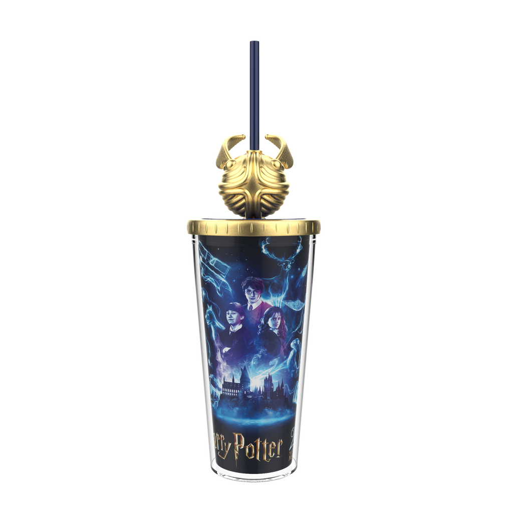 Harry Potter 25th Anniversary: Molded Lid Tumbler (SNITCH)