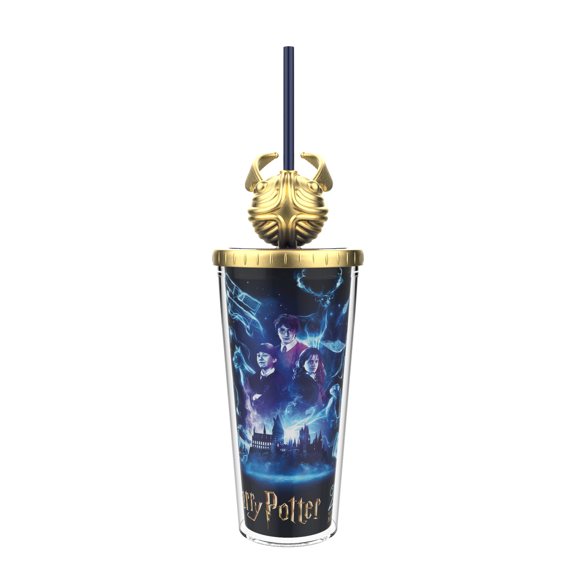Harry Potter 25th Anniversary: Molded Lid Tumbler (SNITCH)