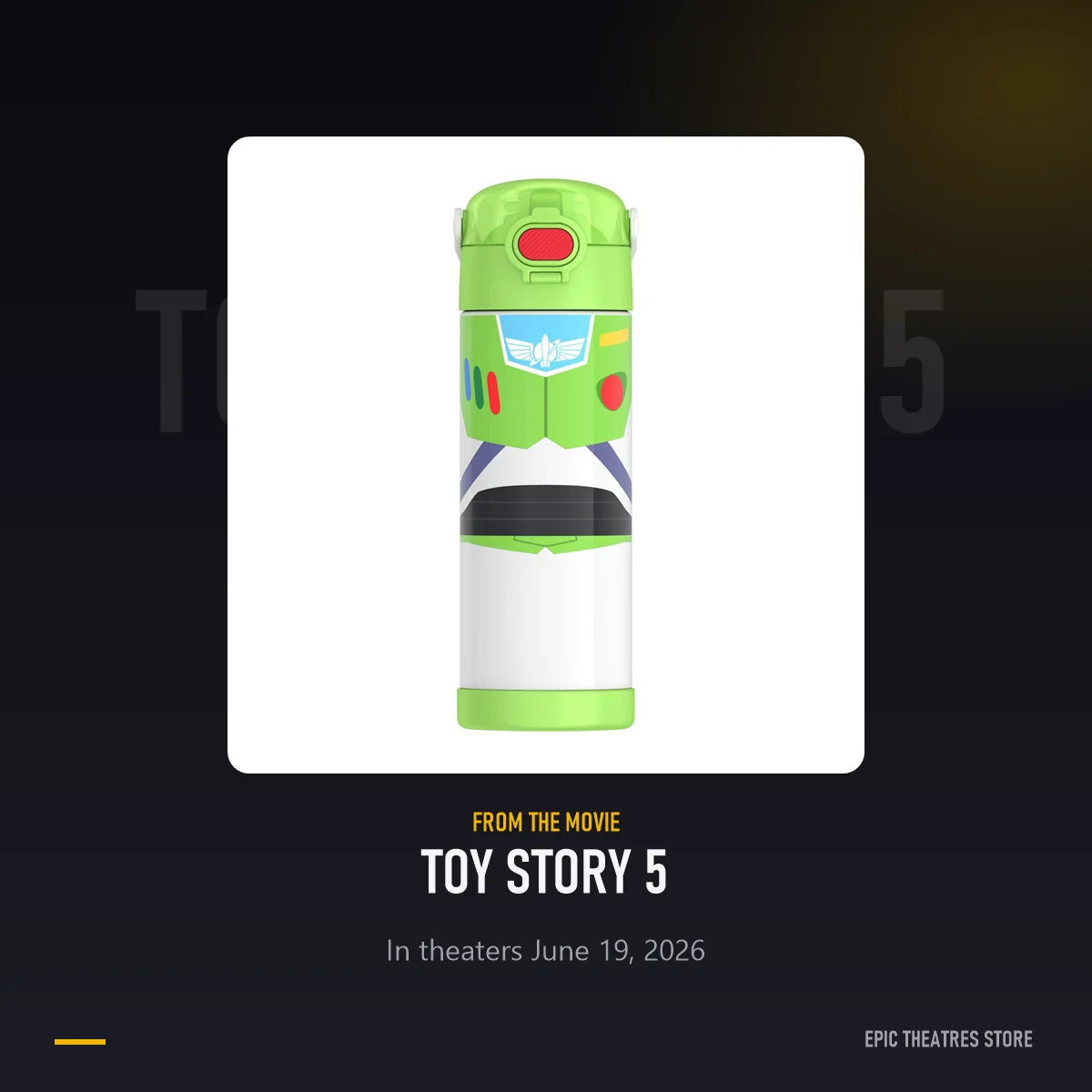 Buzz Lightyear Thermos 16 oz from Toy Story 5