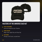 Masters of the Universe Dad Hat, official Epic Theatres merchandise with secure checkout