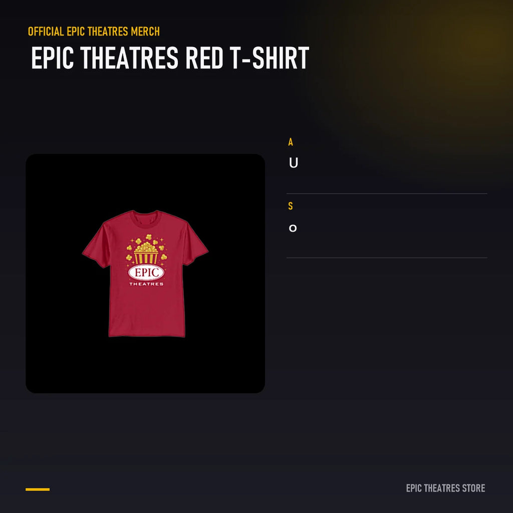 Epic Theatres Red T-Shirt specifications and features