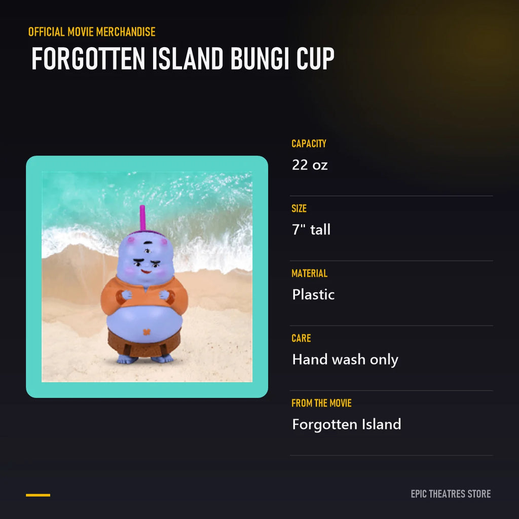 Forgotten Island Bungi Cup specifications and features