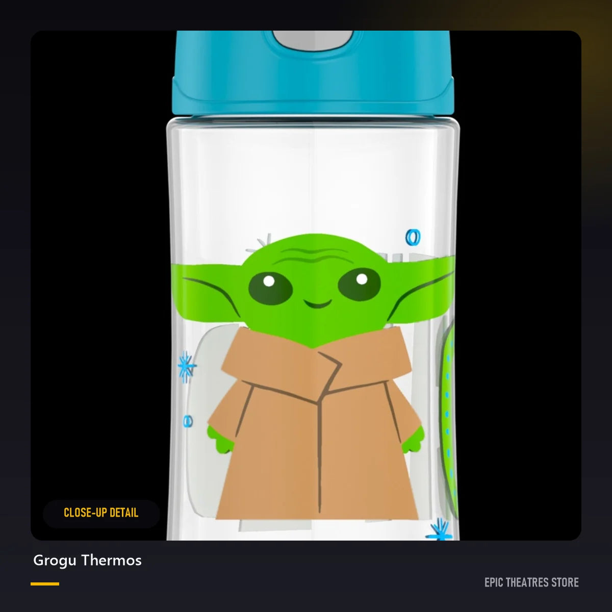 Grogu Thermos close-up detail