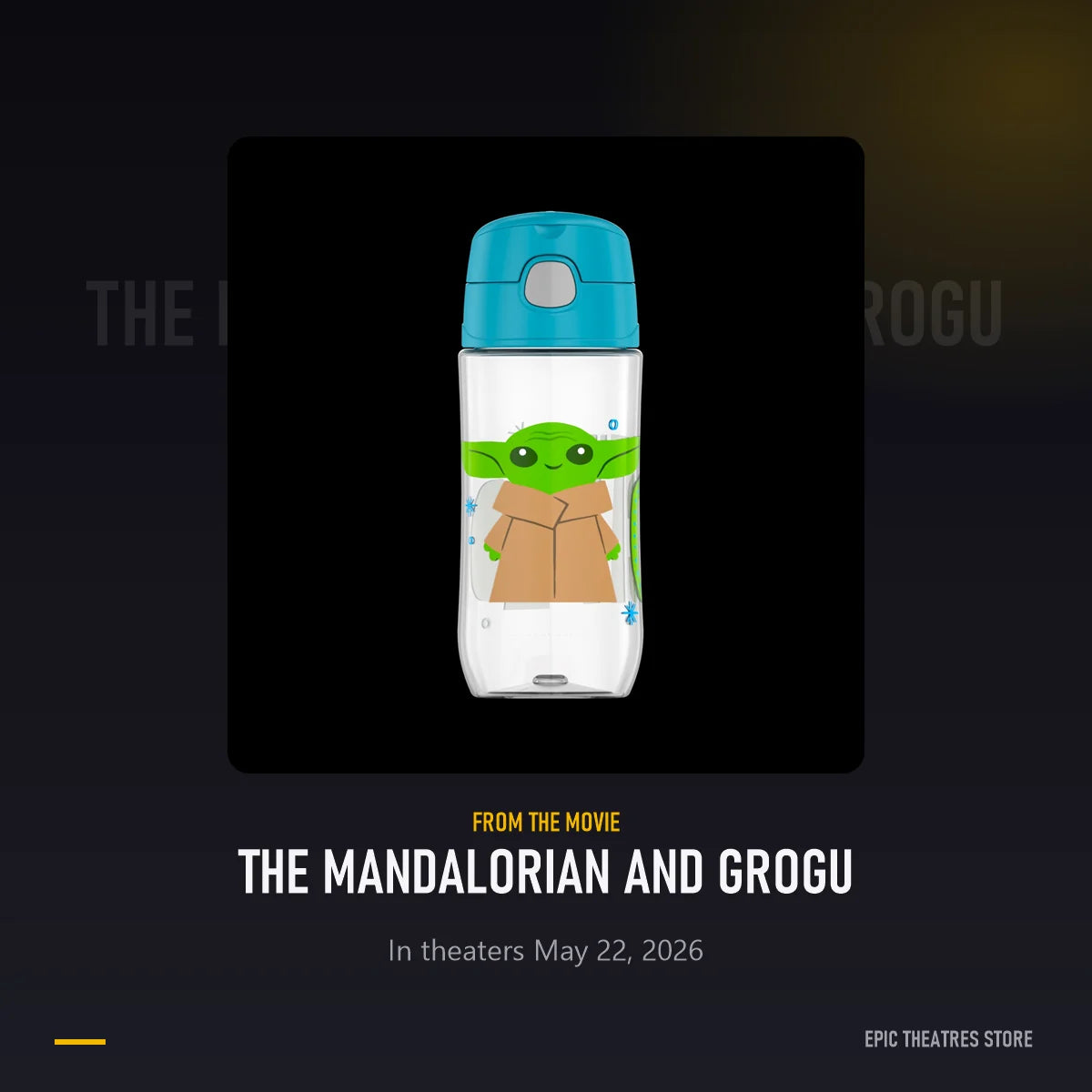 Grogu Thermos from The Mandalorian and Grogu