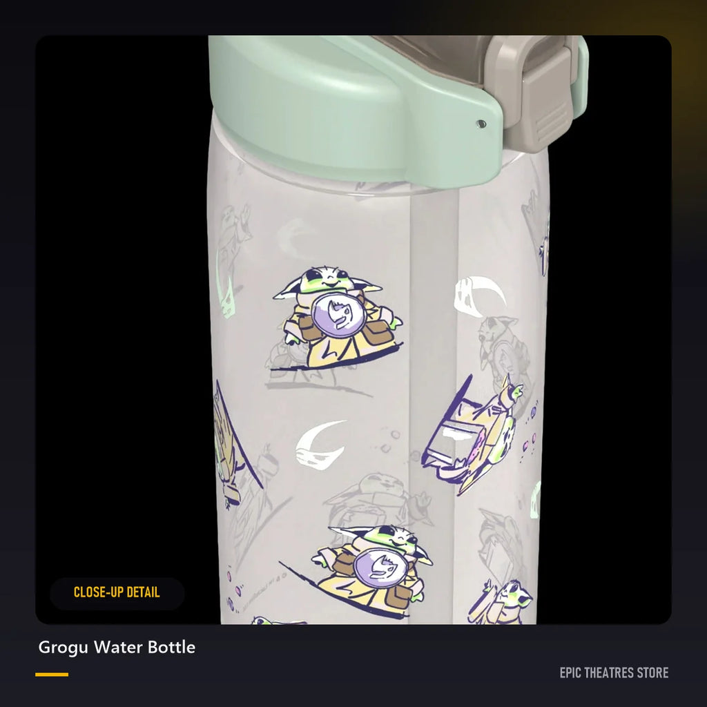 Grogu Water Bottle close-up detail