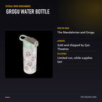 Grogu Water Bottle specifications and features