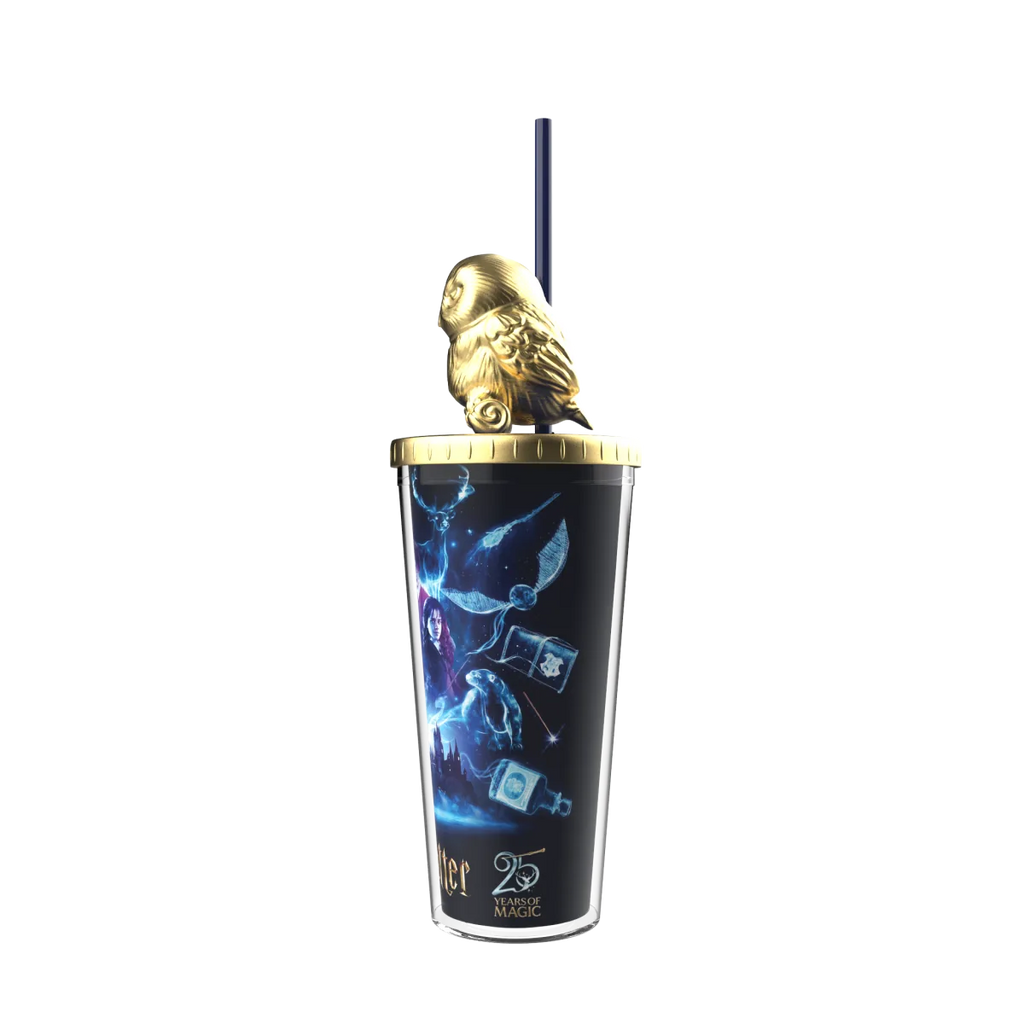 Harry Potter 25th Anniversary: Molded Lid Tumbler (HEDWIG)