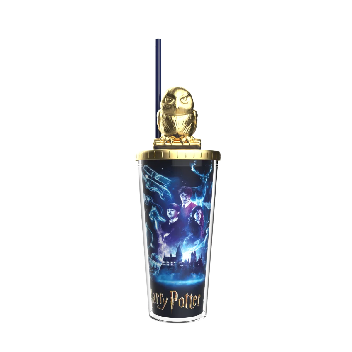 Harry Potter 25th Anniversary: Molded Lid Tumbler (HEDWIG)
