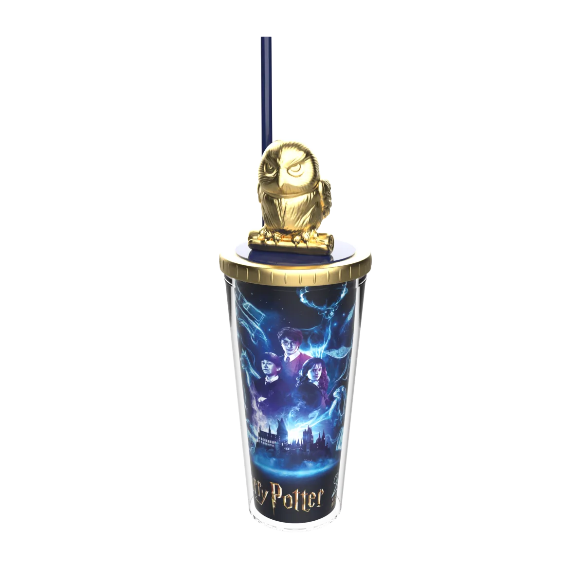 Harry Potter 25th Anniversary: Molded Lid Tumbler (HEDWIG)