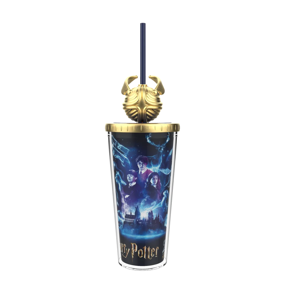 Harry Potter 25th Anniversary: Molded Lid Tumbler (SNITCH)