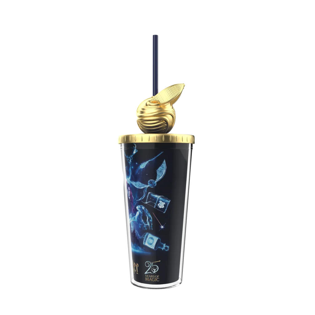Harry Potter 25th Anniversary: Molded Lid Tumbler (SNITCH)