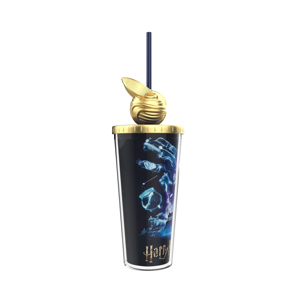 Harry Potter 25th Anniversary: Molded Lid Tumbler (SNITCH)