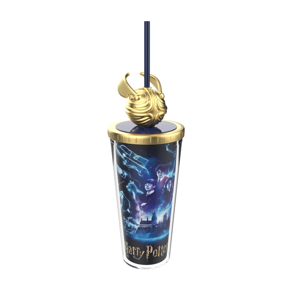 Harry Potter 25th Anniversary: Molded Lid Tumbler (SNITCH)