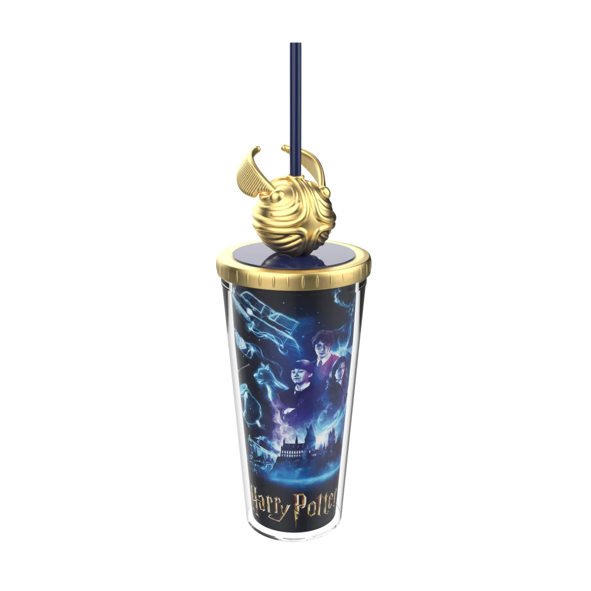 Harry Potter 25th Anniversary: Molded Lid Tumbler (SNITCH)
