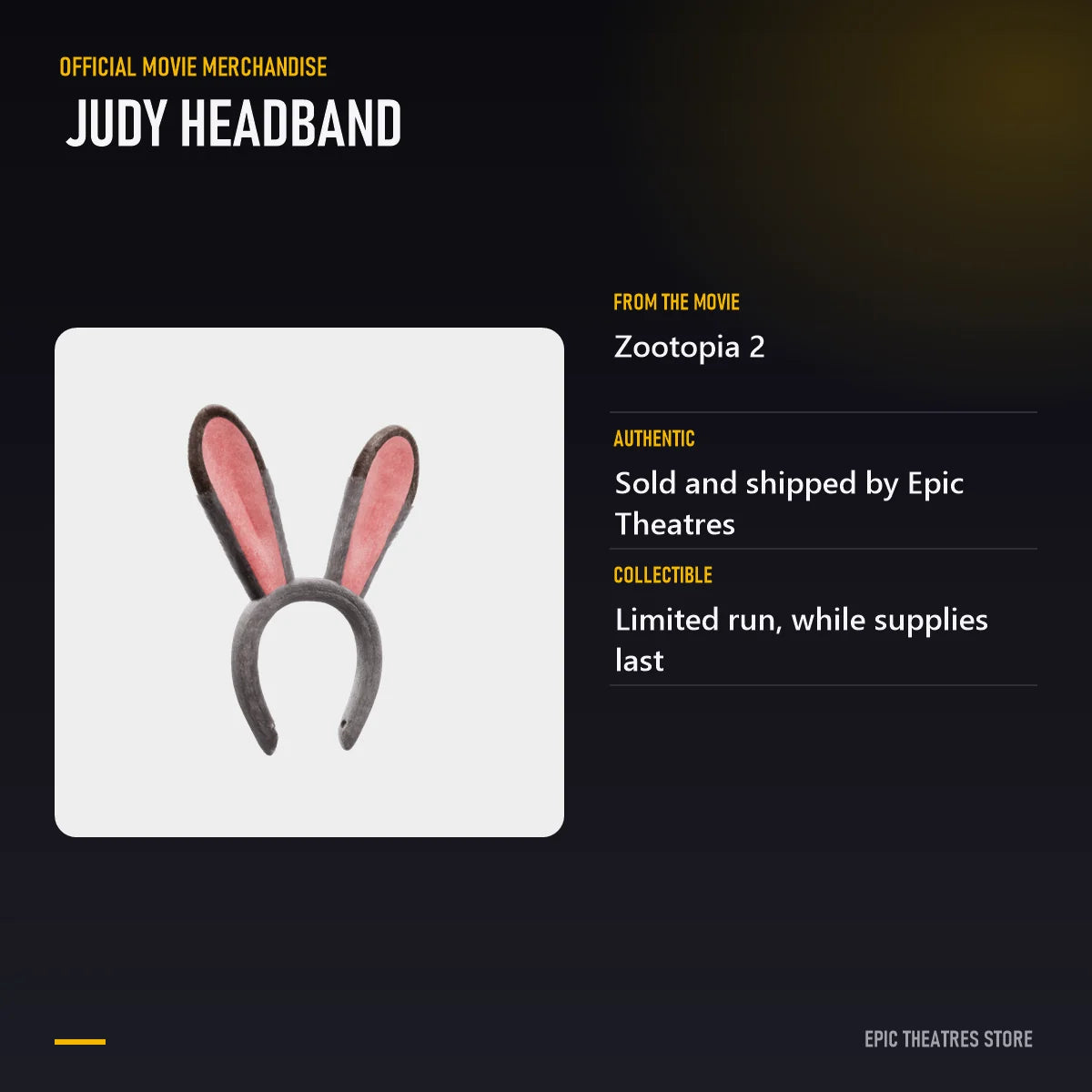 Judy Headband specifications and features