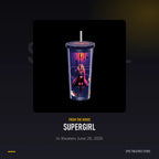 Kara and Lobo Supergirl Cup with Shield from Supergirl