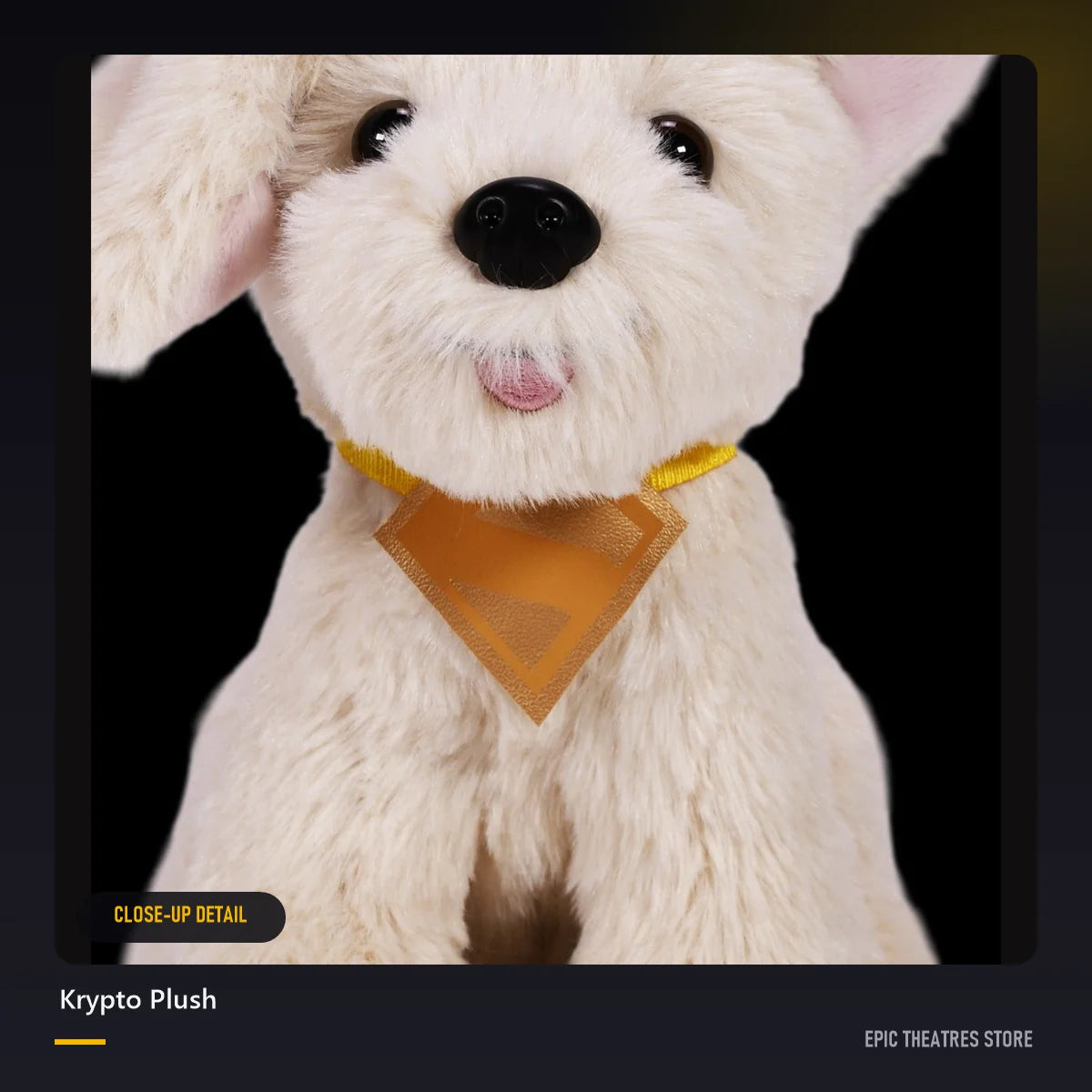 Krypto Plush close-up detail