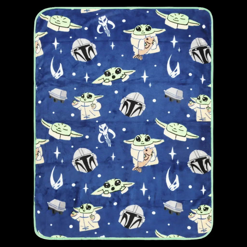 Mandalorian and Grogu Blanket