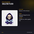 Skeletor Plush specifications and features