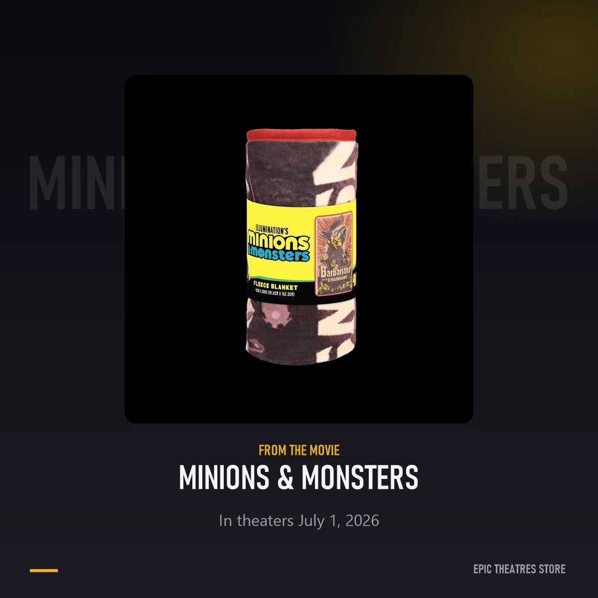 Minions and Monsters Blanket from Minions & Monsters