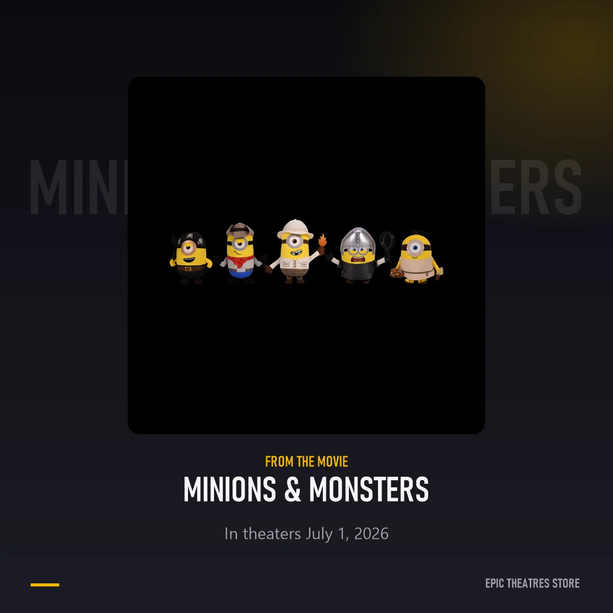 Minions and Monsters Mystery Plush from Minions & Monsters