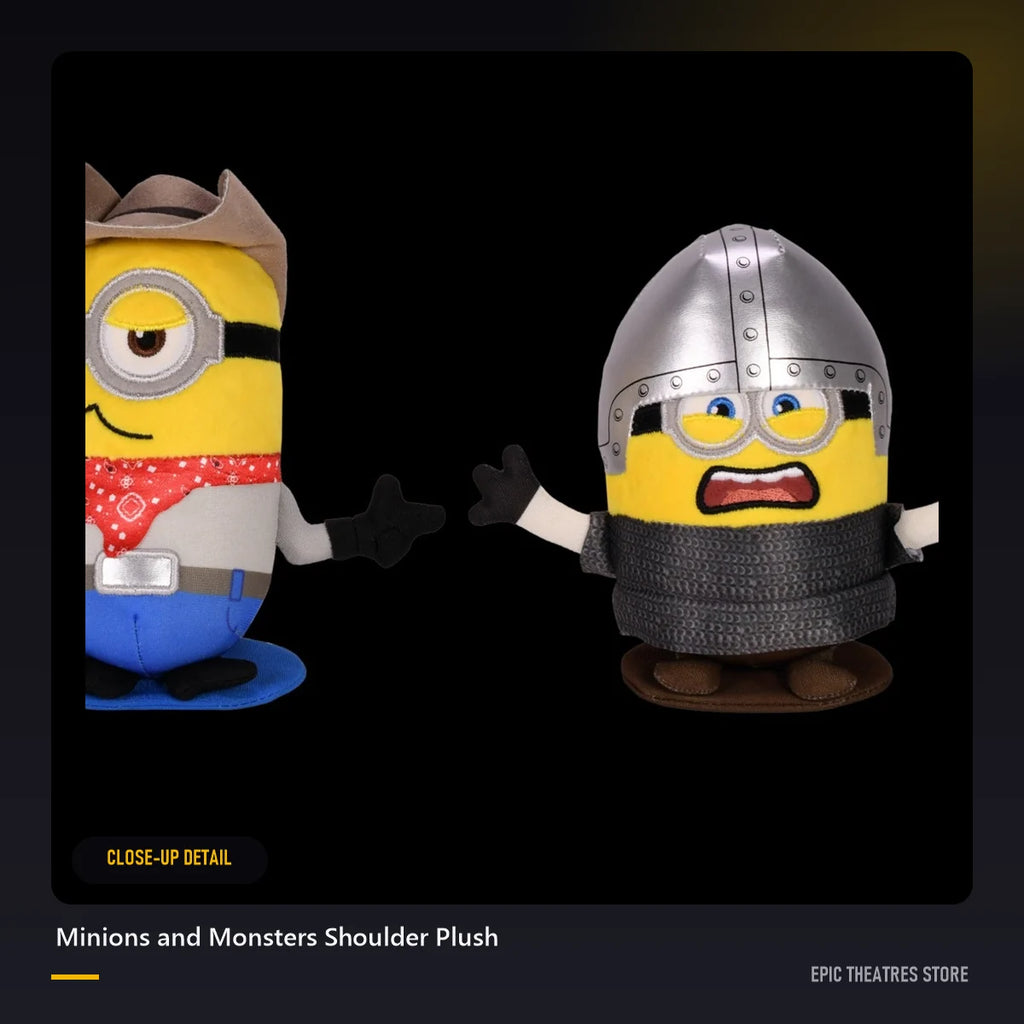 Minions and Monsters Shoulder Plush close-up detail