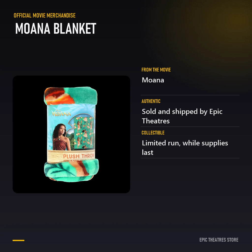Moana Blanket specifications and features