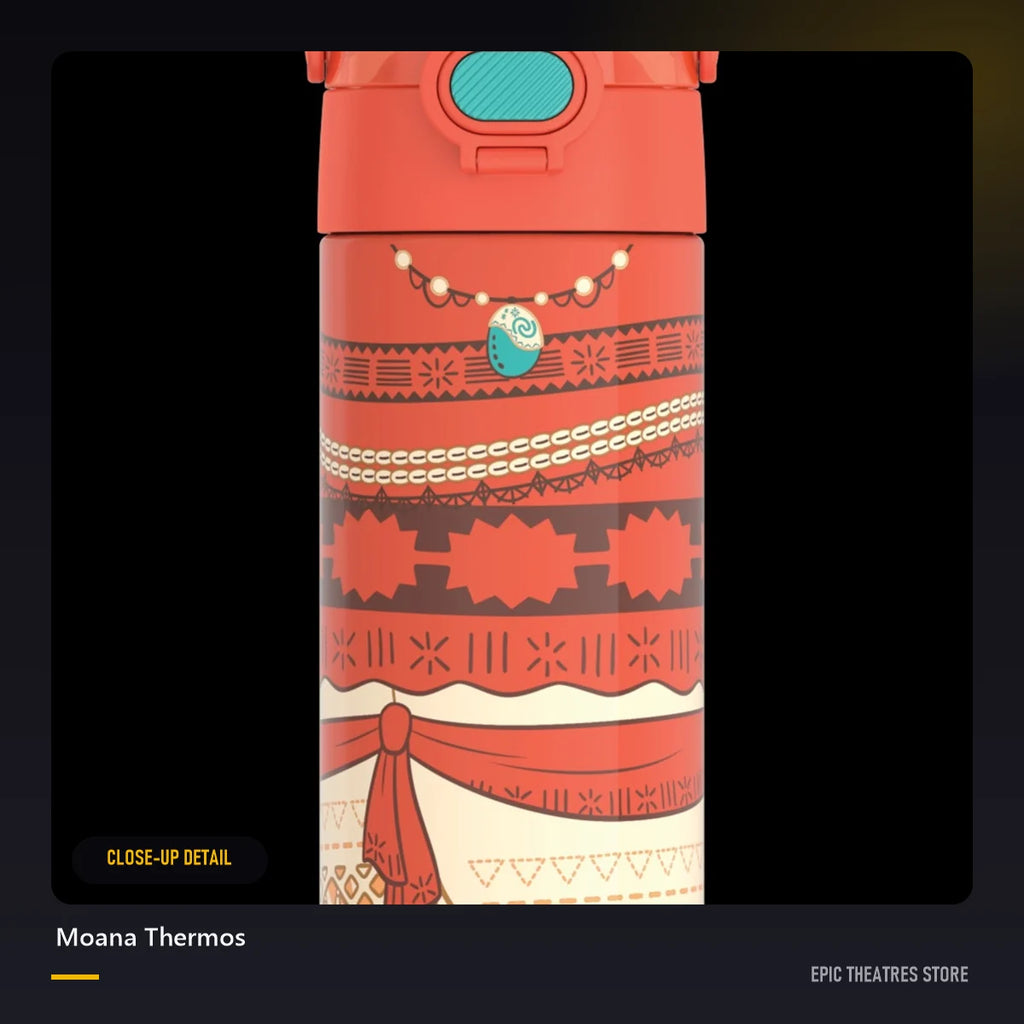 Moana Thermos close-up detail