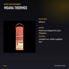 Moana Thermos specifications and features