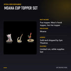 Moana Cup Topper Set specifications and features