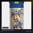 Paw Patrol Dino Movie Thermos close-up detail