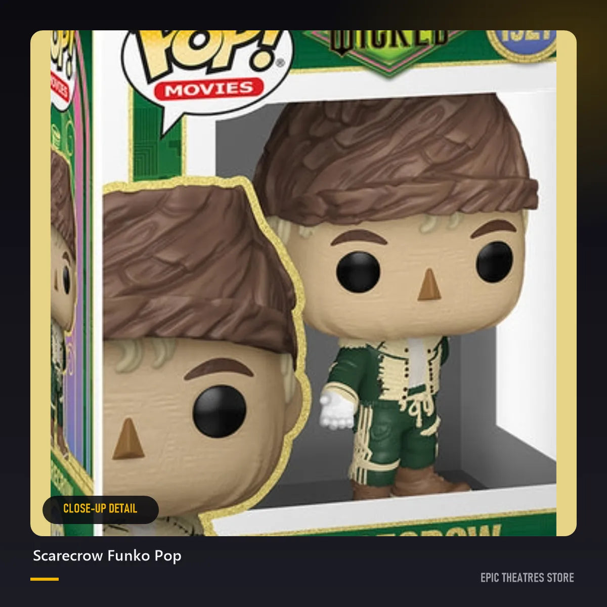 Scarecrow Funko Pop close-up detail