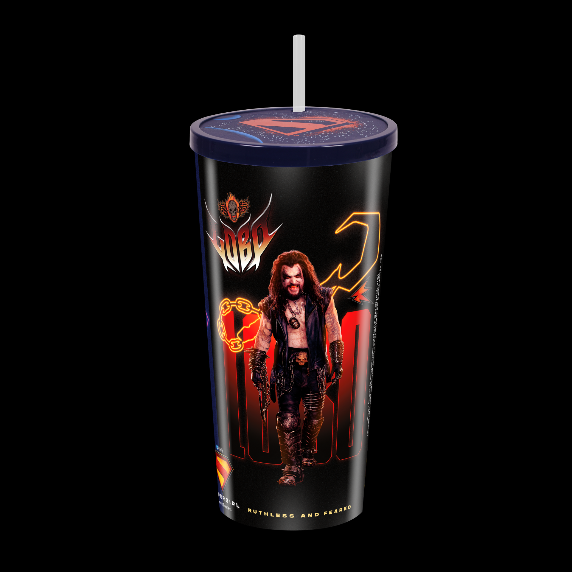 Kara and Lobo Supergirl Cup with Shield