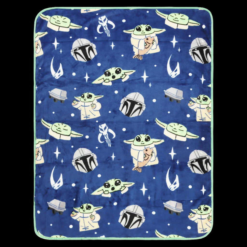 Mandalorian and Grogu Blanket