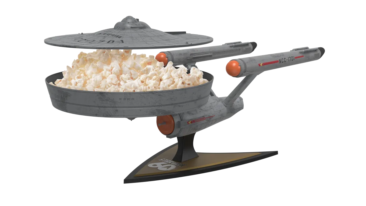 Star Trek Enterprise 60th Anniversary Popcorn Bucket