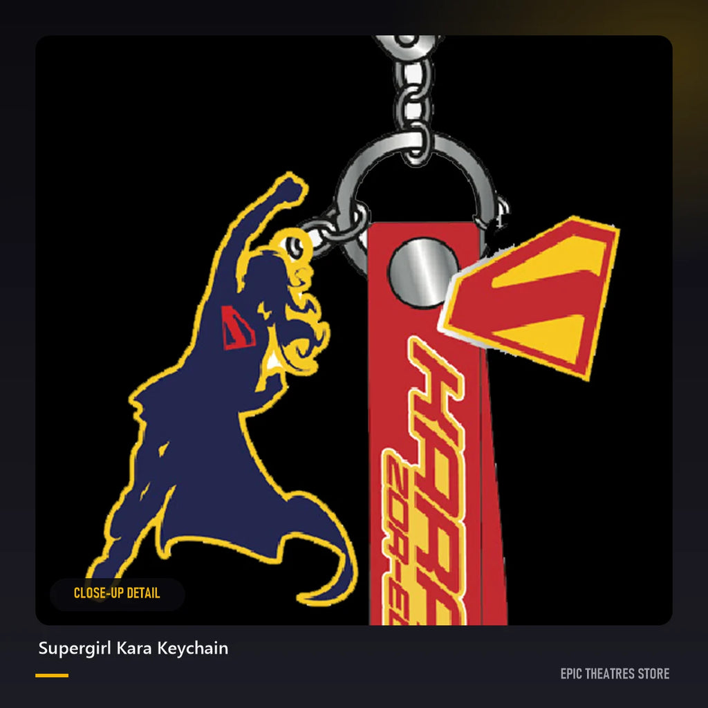Supergirl Kara Keychain close-up detail