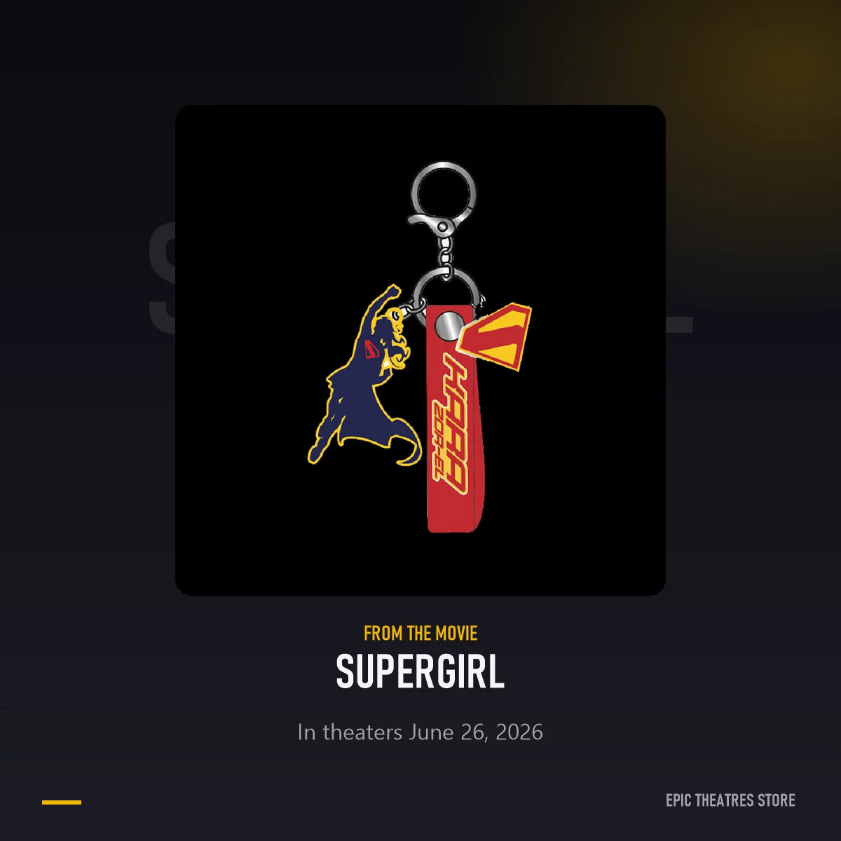 Supergirl Kara Keychain from Supergirl
