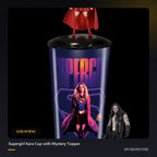 Supergirl Kara Cup with Mystery Topper close-up detail