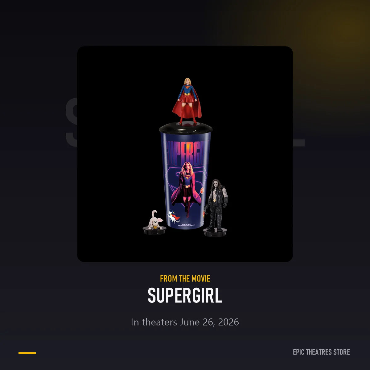Supergirl Kara Cup with Mystery Topper from Supergirl