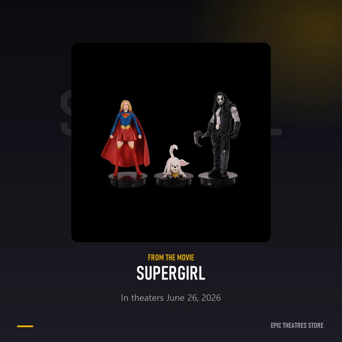 Supergirl Cup Topper Set from Supergirl