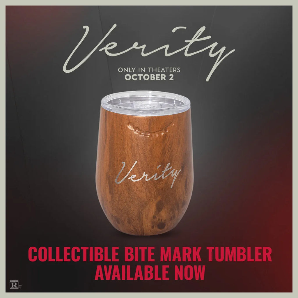 Verity Wine Tumbler with Bite Mark